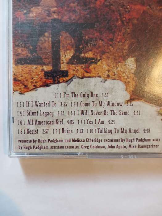 Melissa Etheridge, Yes I Am CD