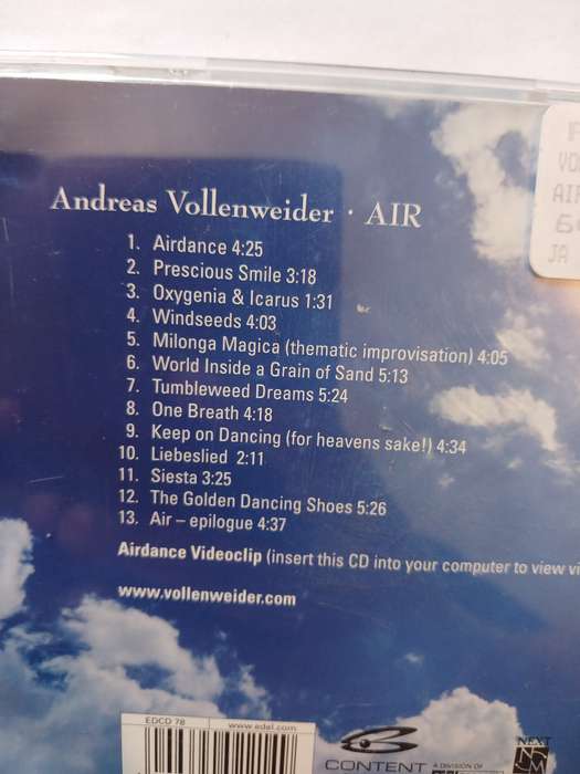 Andreas Vollenweider, Air CD
