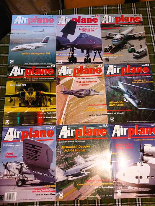 Airplane, The Complete Aviation Encyclopedia, 50 Magazines incl. Poster, Part 1-50