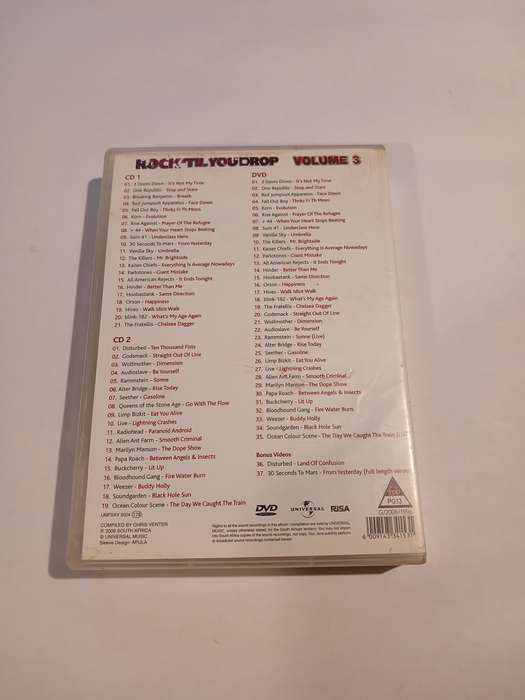 Rock Til You Drop Volume 3, 2 x CD & DVD