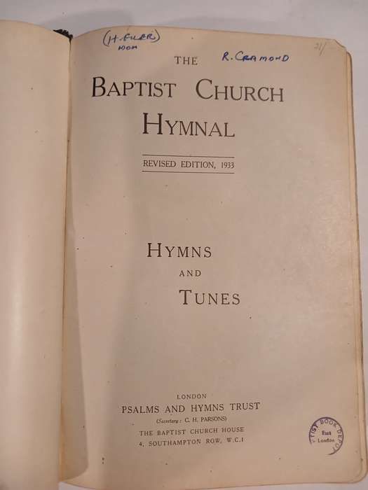 Baptist Church Hymnal (Revised) 1933