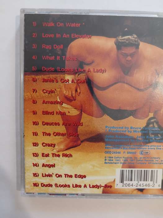 Aerosmith, Big Ones CD, Europe, Remastered