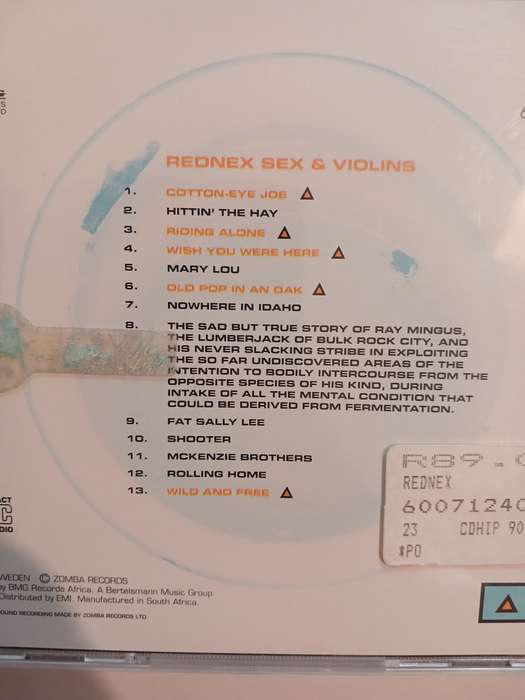 Rednex, Sex & Violins CD
