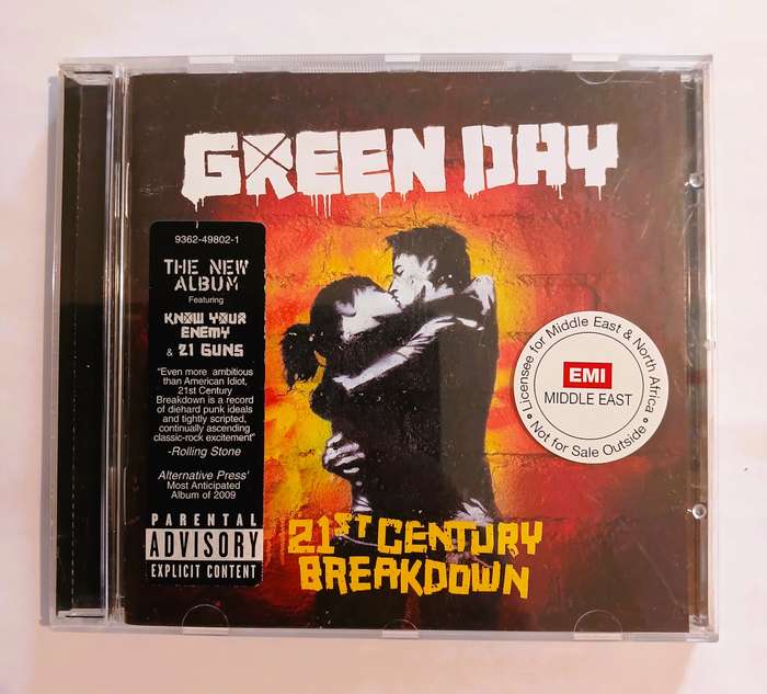 Green Day, 21st Century Breakdown CD, Europe