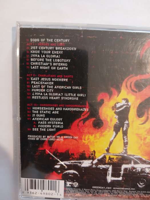 Green Day, 21st Century Breakdown CD, Europe