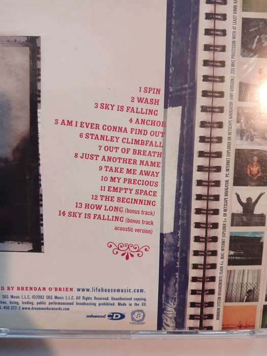 Lifehouse, Stanley Climbfall CD, Enhanced, Europe