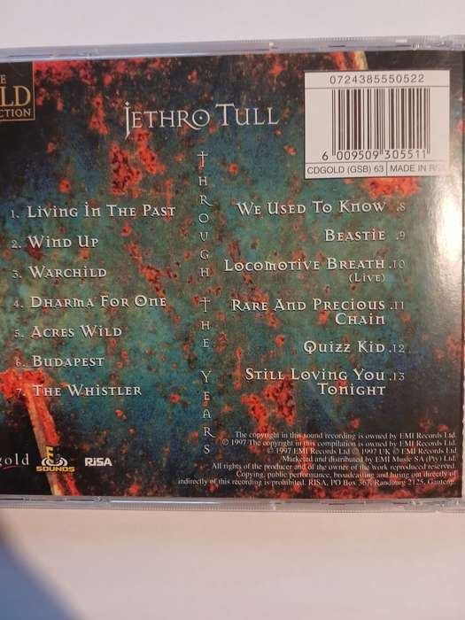 Jethro Tull, Through The Years CD