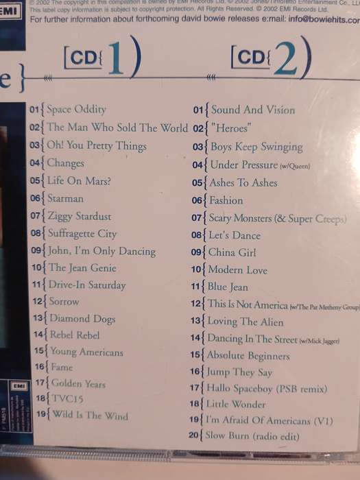 David Bowie, Best Of, 2 x CD, Europe
