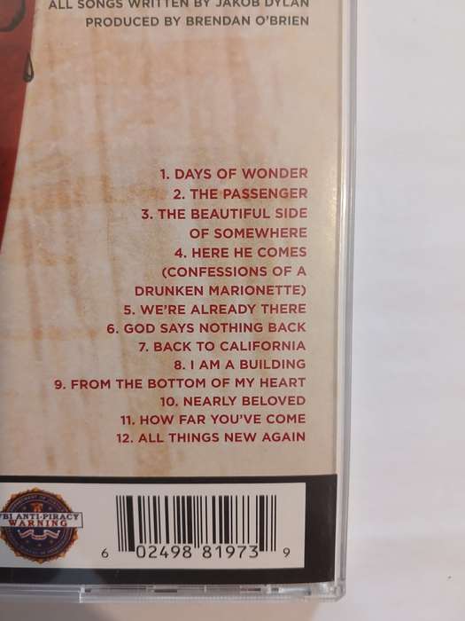 The Wallflowers, Rebel Sweetheart CD, US