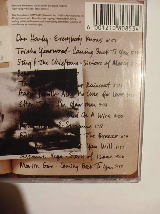 Leonard Cohen, Tower of Song, The Songs of Leonard Cohen CD