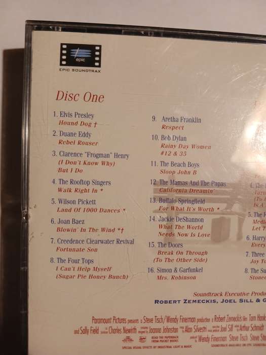 Forrest Gump, The Soundtrack, 2 x CD, EU