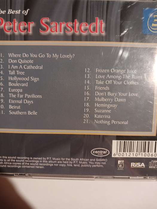 Peter Sarstedt, The Best Of CD