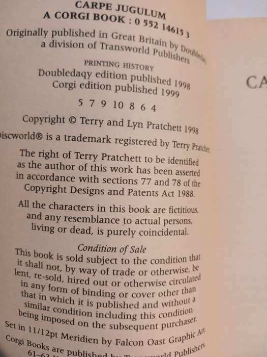 Carpe Jugulum by Terry Pratchett