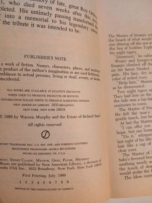The Destroyer, No. 77, Coin of the Realm by Warren Murphy & Richard Sapir
