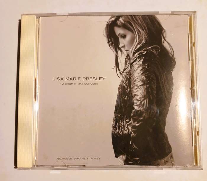 Lisa Marie Presley, To Whom it may Concern CD, US, Promo