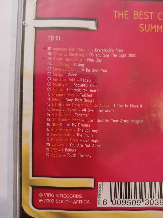 The Best Club Anthems Summer 2003, 2 x CD