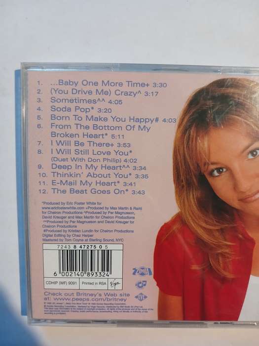Britney Spears, ...baby one more time, Enhanced CD