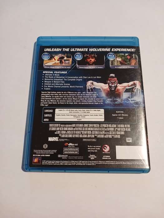 X-Men Origins, Wolverine Blu-ray Disc