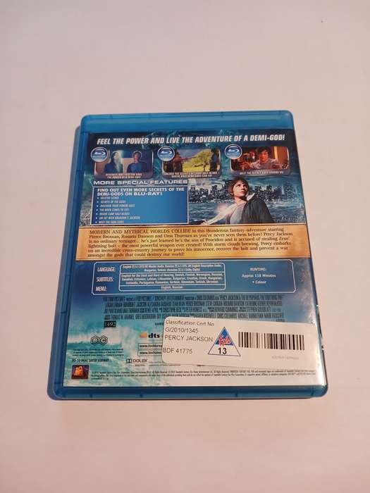 Percy Jackson and the Olympians, The Lightning Thief Blu-ray Disc