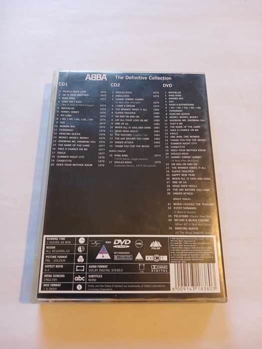 Abba, The Definitive Collection, 2 x CD + DVD
