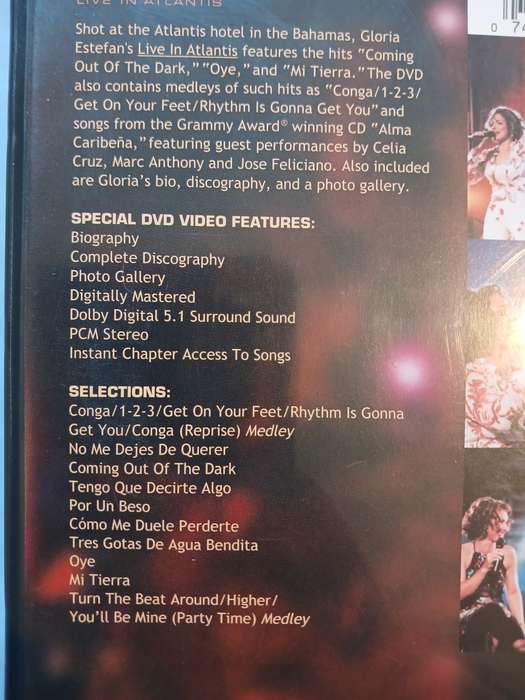 Gloria Estefan, Live in Atlantis DVD