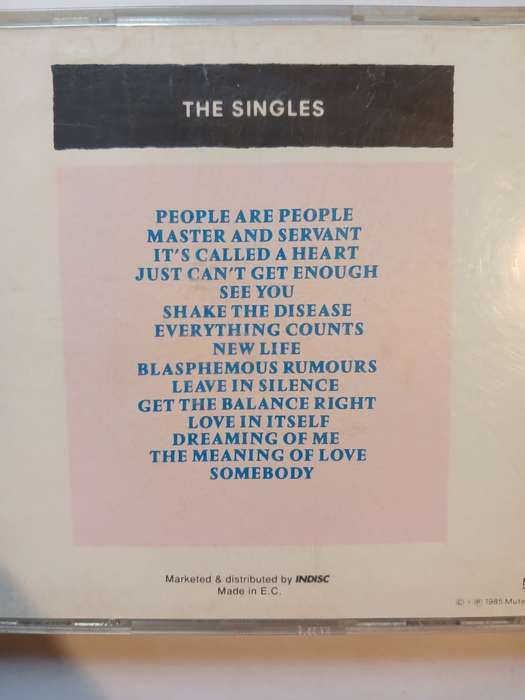Depeche Mode, The Singles 81 - 85 CD, EU