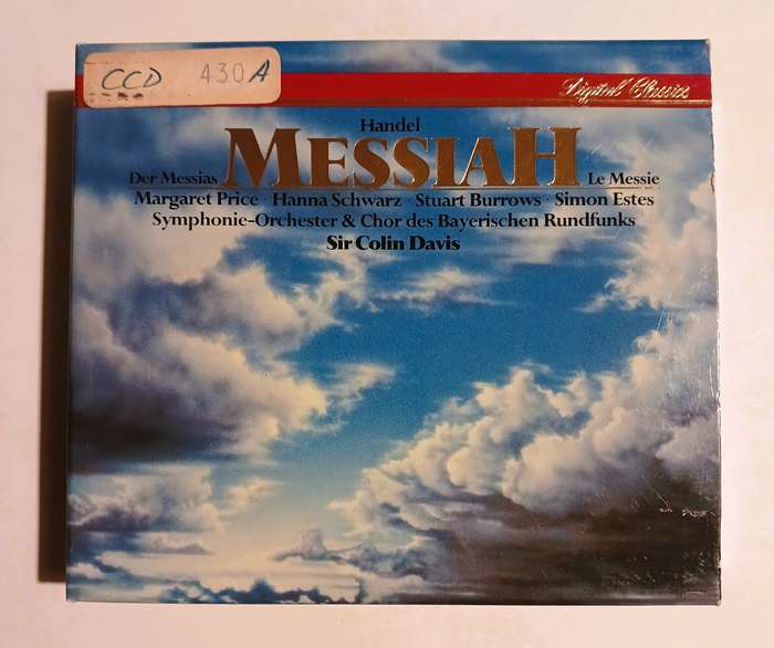 Philips Digital Classics, Messiah, 3 x CD, Germany