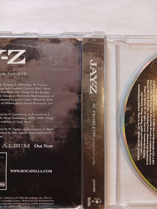 Jay-Z, 99 Problems CD single, EU