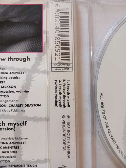 DiVinyls, I Touch Myself CD single