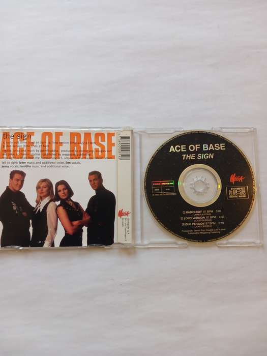 Ace of Base, The Sign CD single, Scandinavia