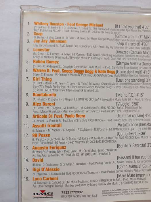 PC Disc Only For Radio, Luglio 2000, CD, Italy