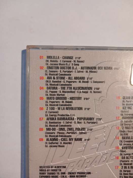 Albertino, Deejay Parade 4, Mixed by Fargetta CD, Italy