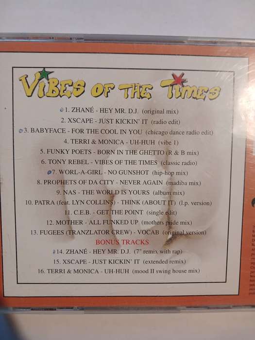 Vibes of the Times, Various CD
