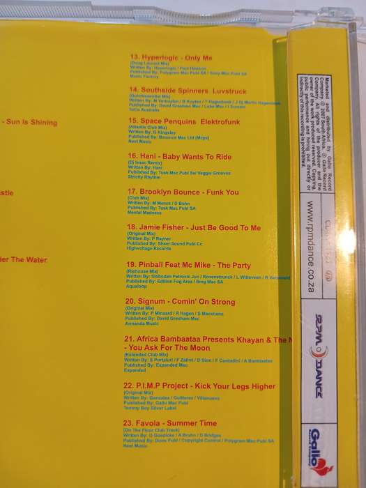Bump Volume 5, Remixed, Remastered CD, Promo
