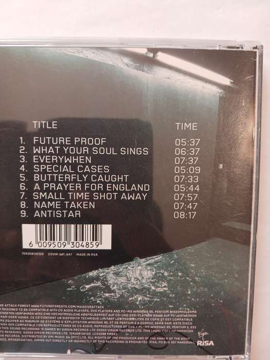 Massive Attack, 100TH Window CD
