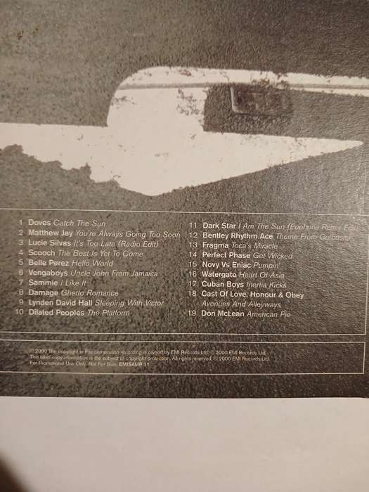 Catch The Things You Might Have Missed, EMI Sampler, Promo CD, UK