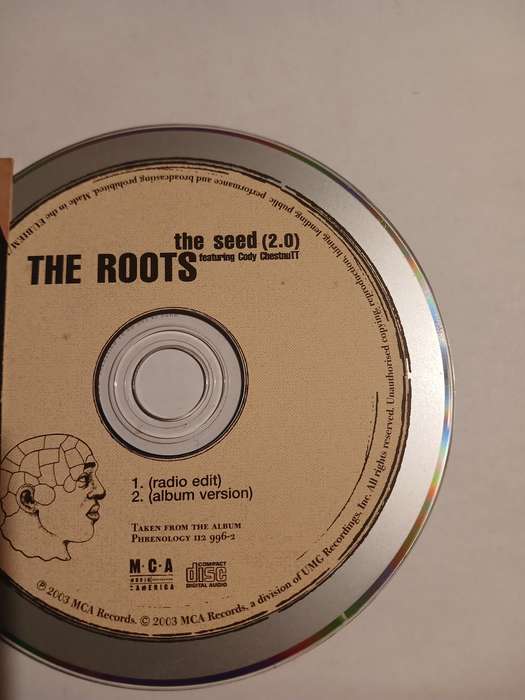 The Seed (2.0) featuring Cody ChestnuTT, The Roots CD single, Promo, EU