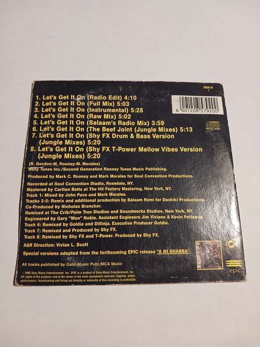 Shabba Ranks, Let's Get It On CD single
