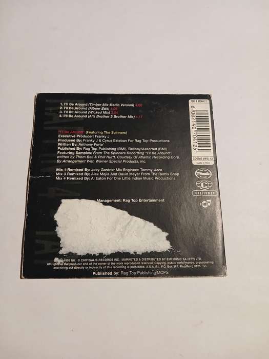 Rappin'4-Tay featuring The Spinners, I'll Be Around CD single
