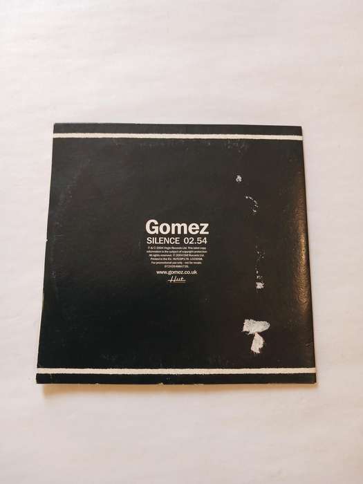 Gomez, Silence CD single, Promo, UK