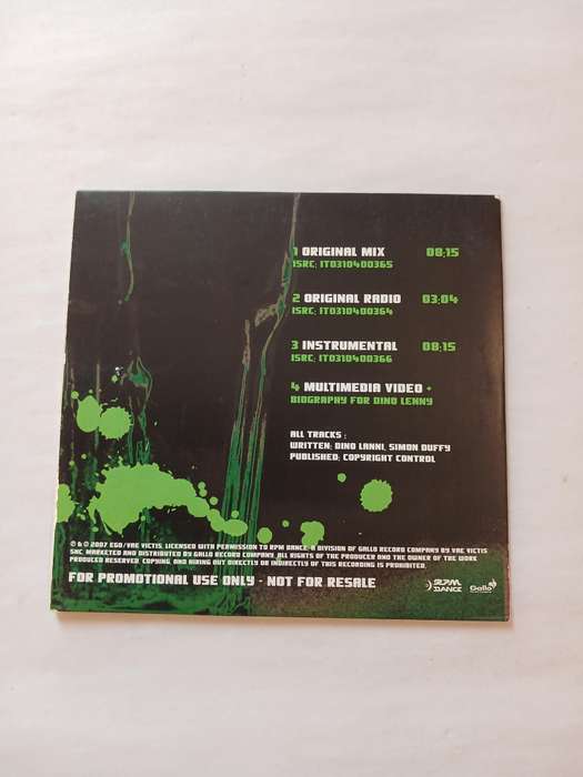 Dino Lenny, Coca Loca CD single, Promo