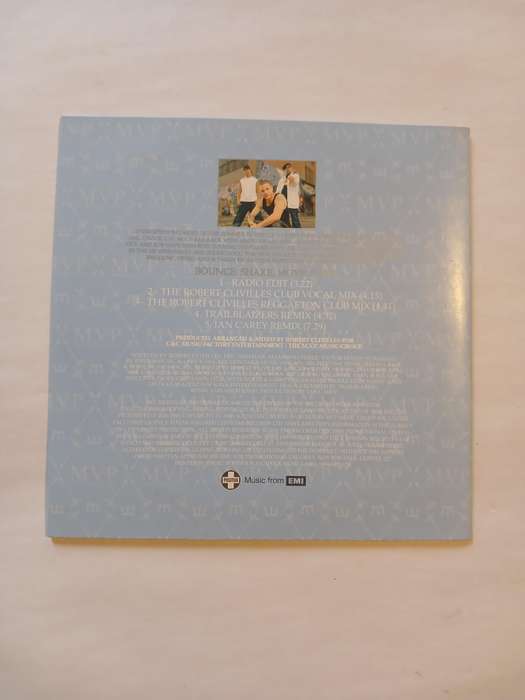 M.V.P. - Bounce, Shake, Move, Stop! CD single, Promo, UK