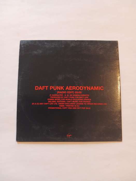 Daft Punk, Aerodynamic CD single, Promo, France