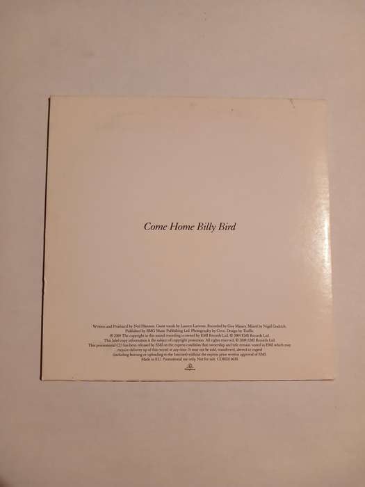 The Divine Comedy, Come Home Billy Bird CD single, Promo, EU