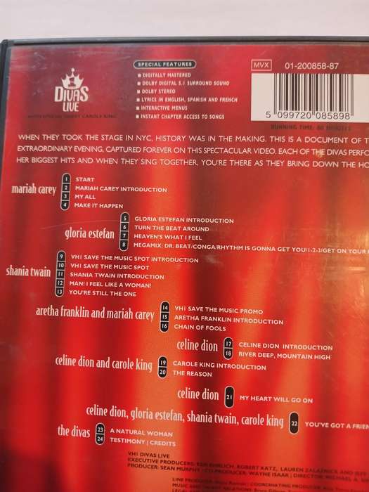 Divas Live, One Stage, One Night Only DVD