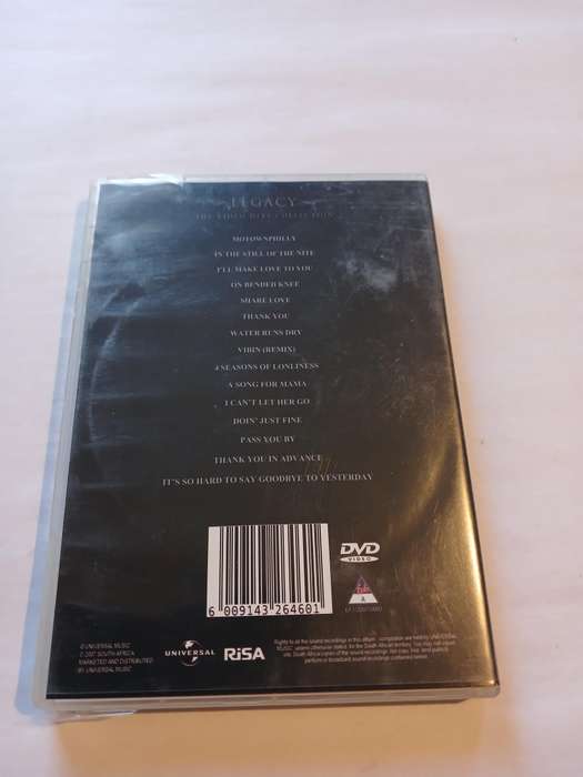 Boyz II Men, Legacy, The Video Hits Collection DVD
