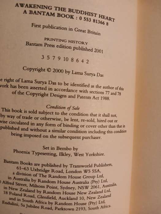 Awakening The Buddhist Heart by Lama Surya Das