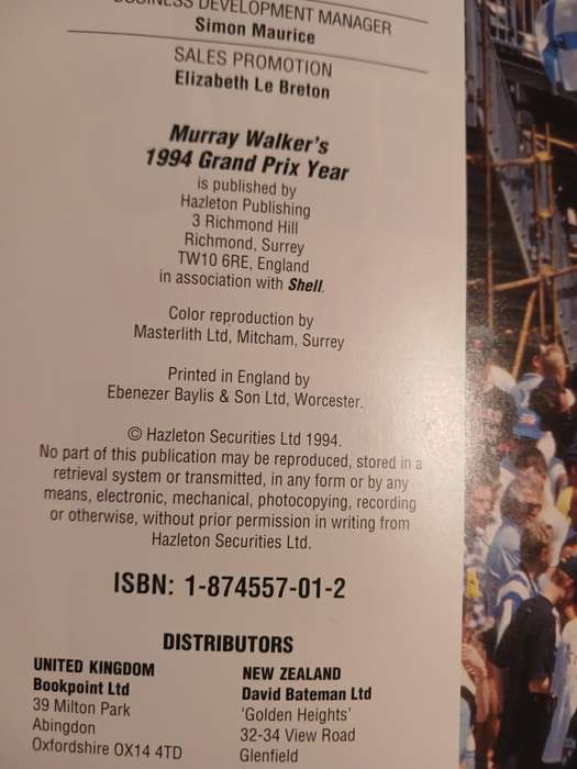 Murray Walker's 1994 Grand Prix Year