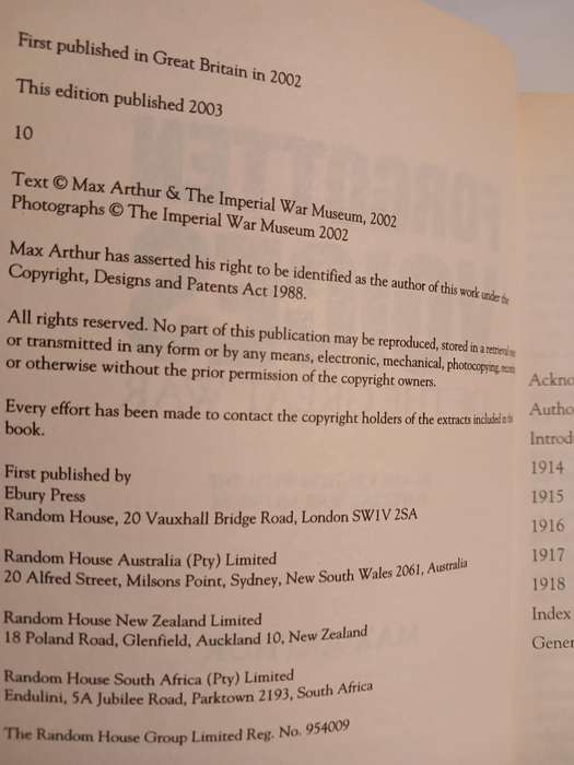 Forgotten Voices of the Great War by Max Arthur