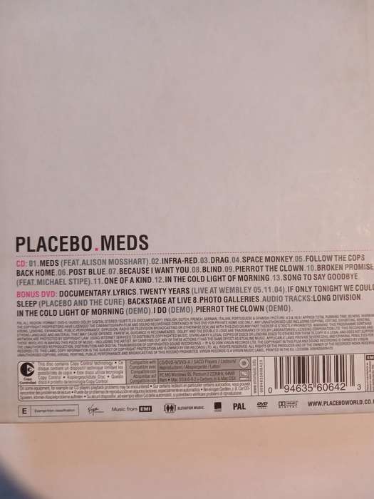Placebo, Meds CD/DVD